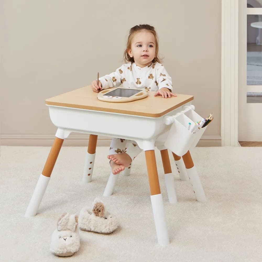 Комплект детской мебели LITEN «ЛИТЕН»: стол и стул, Белый