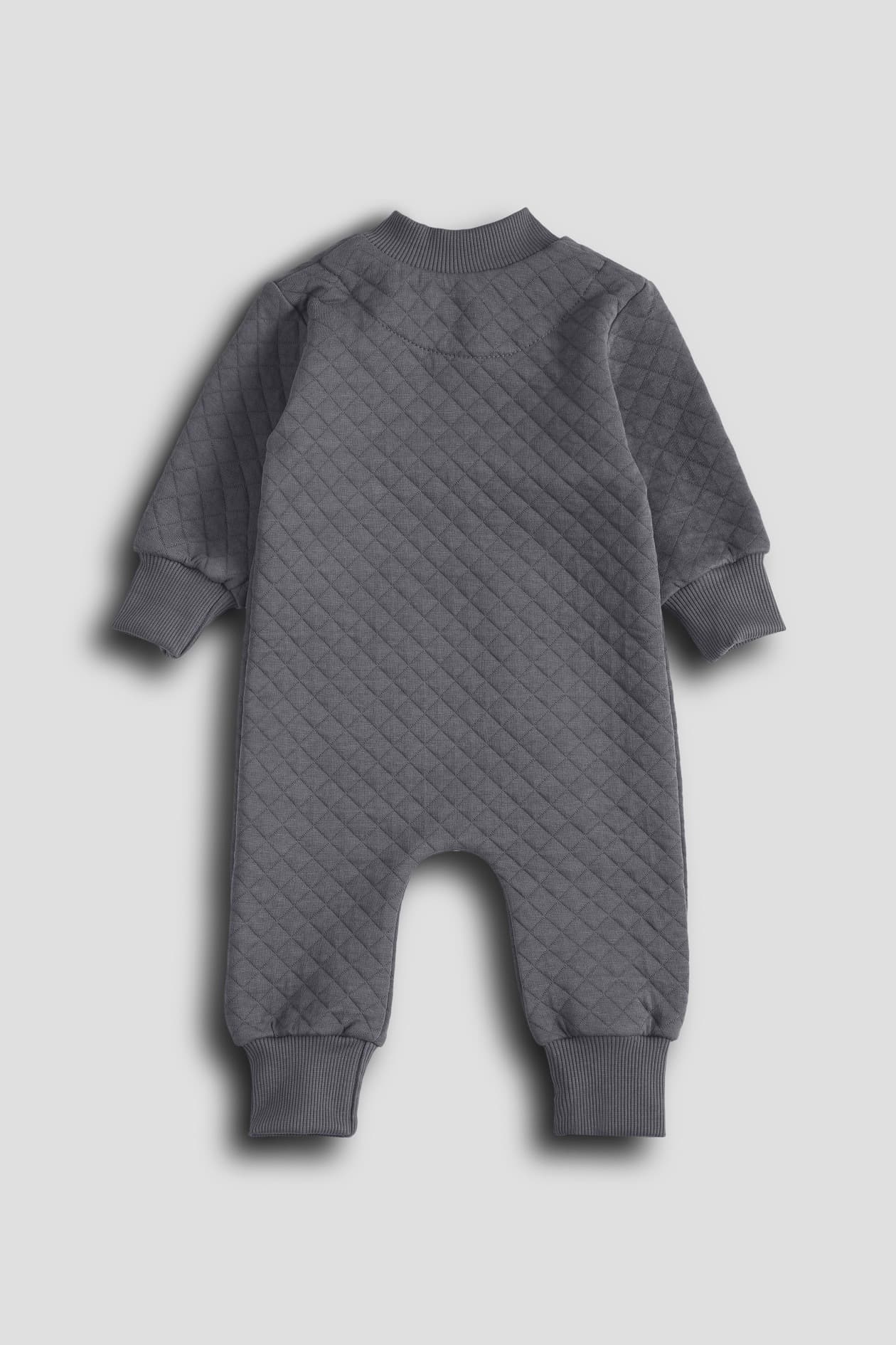 Комбинезон из капитония на пуговицах, Графитовый