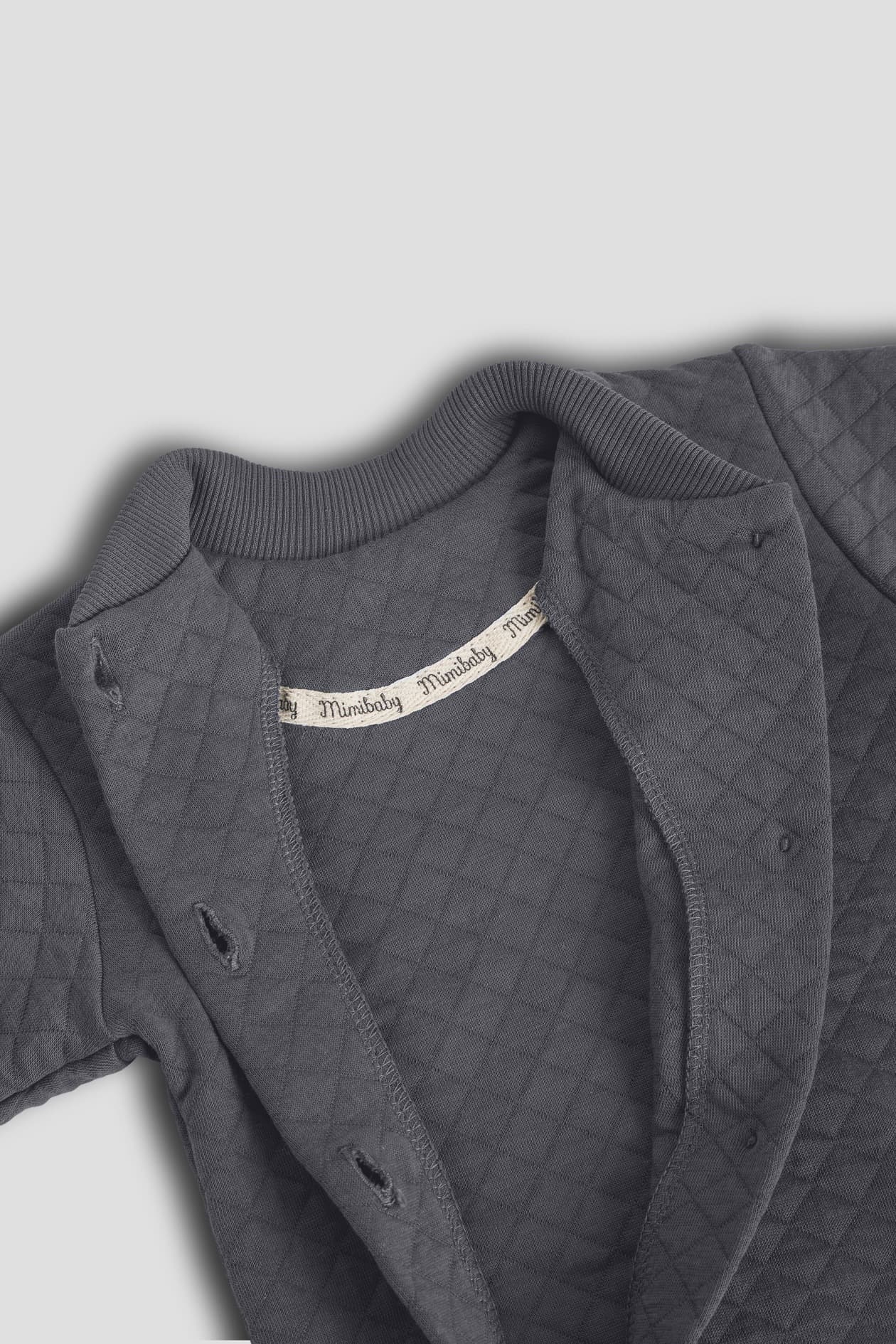 Комбинезон из капитония на пуговицах, Графитовый