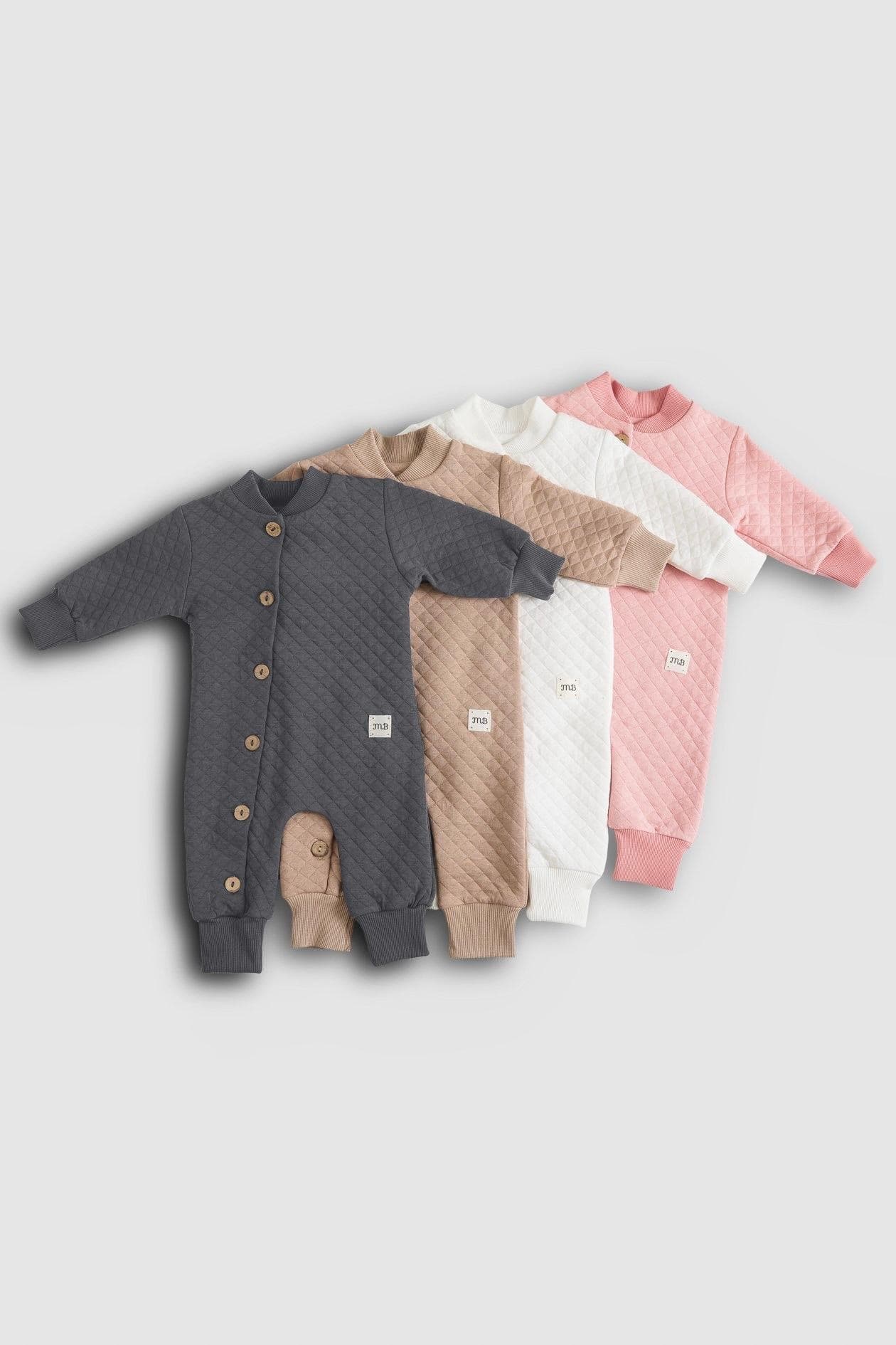 Комбинезон из капитония на пуговицах, Графитовый