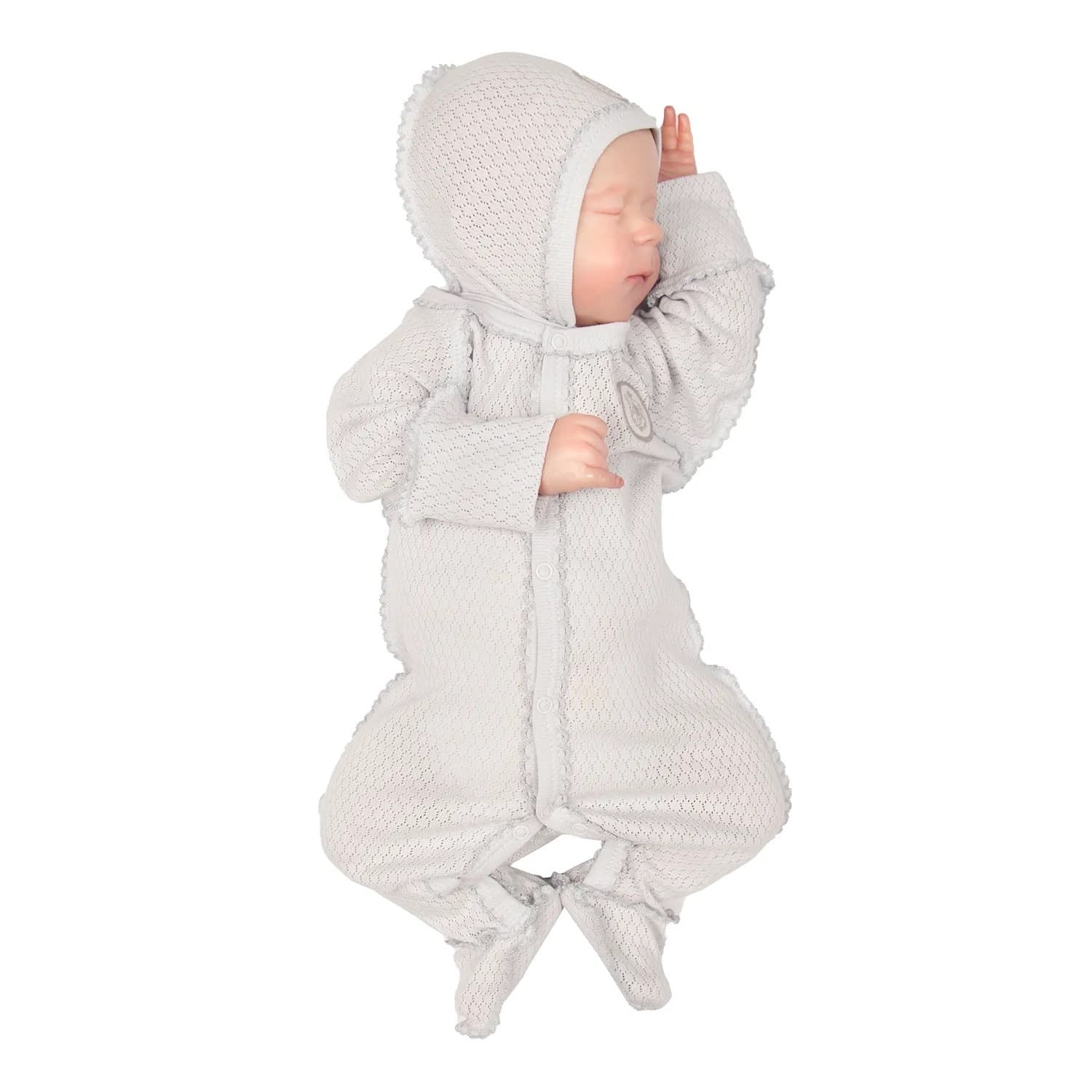 Слип ажурный, Серо-голубой