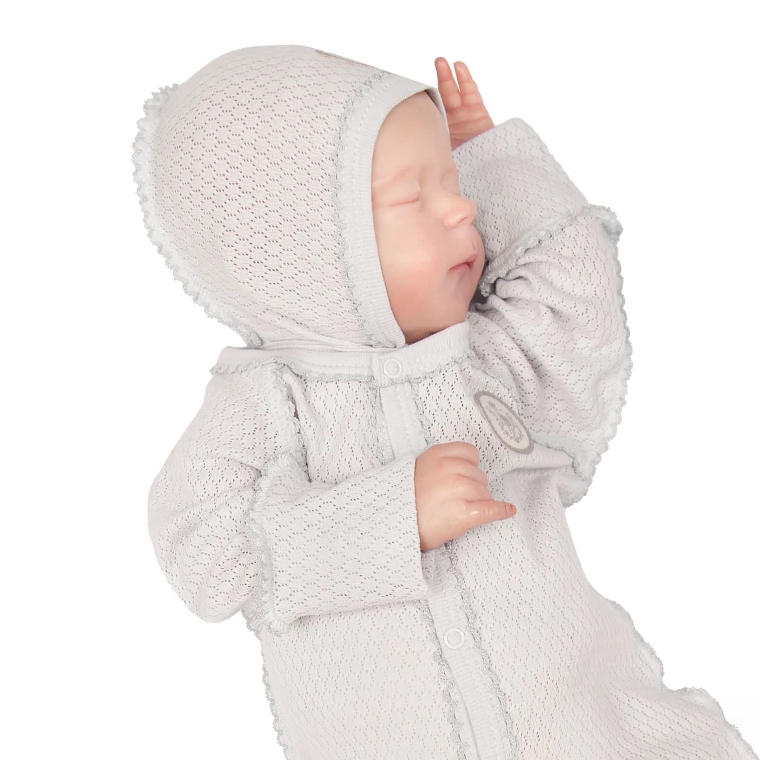 Слип ажурный, Серо-голубой