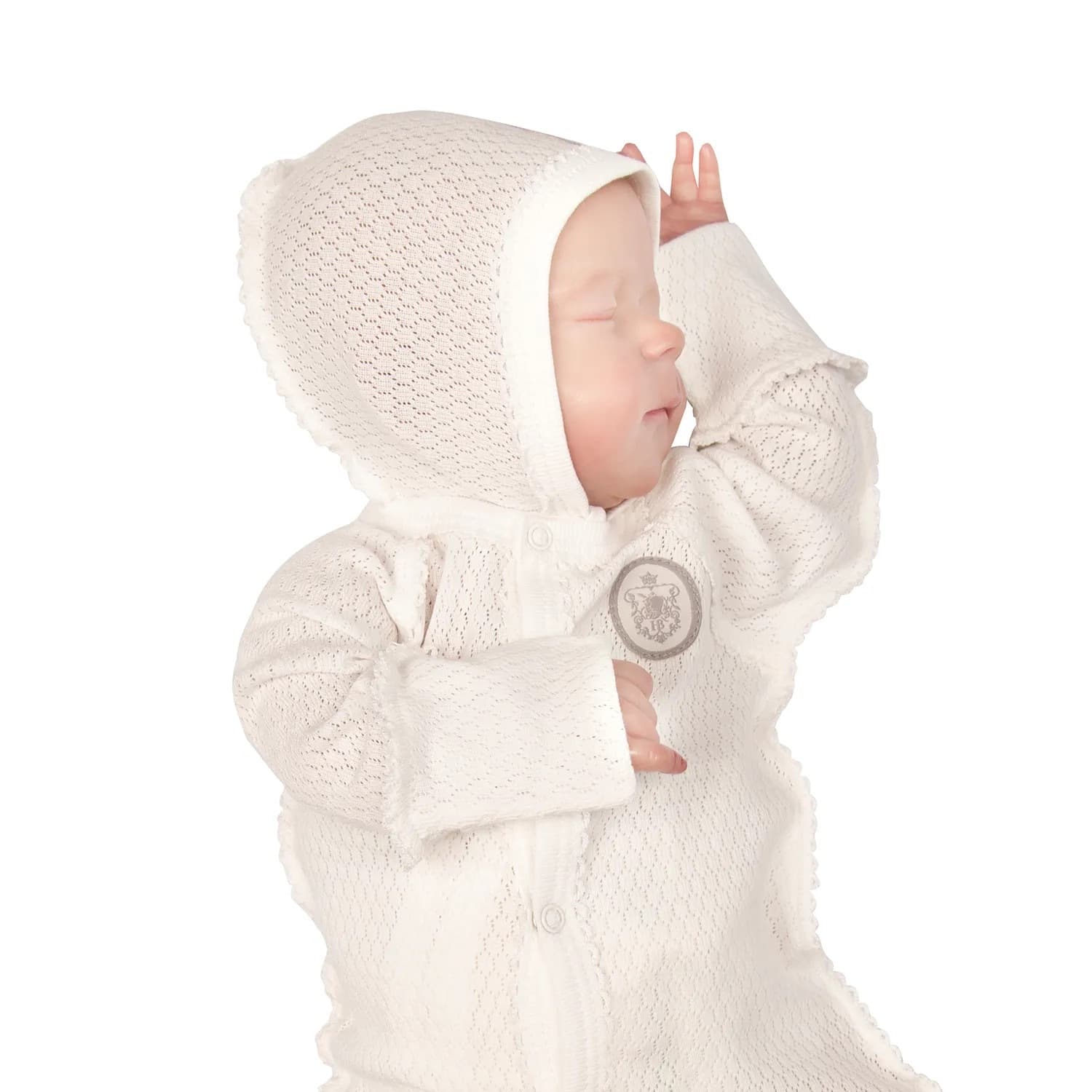 Слип ажурный, Экрю