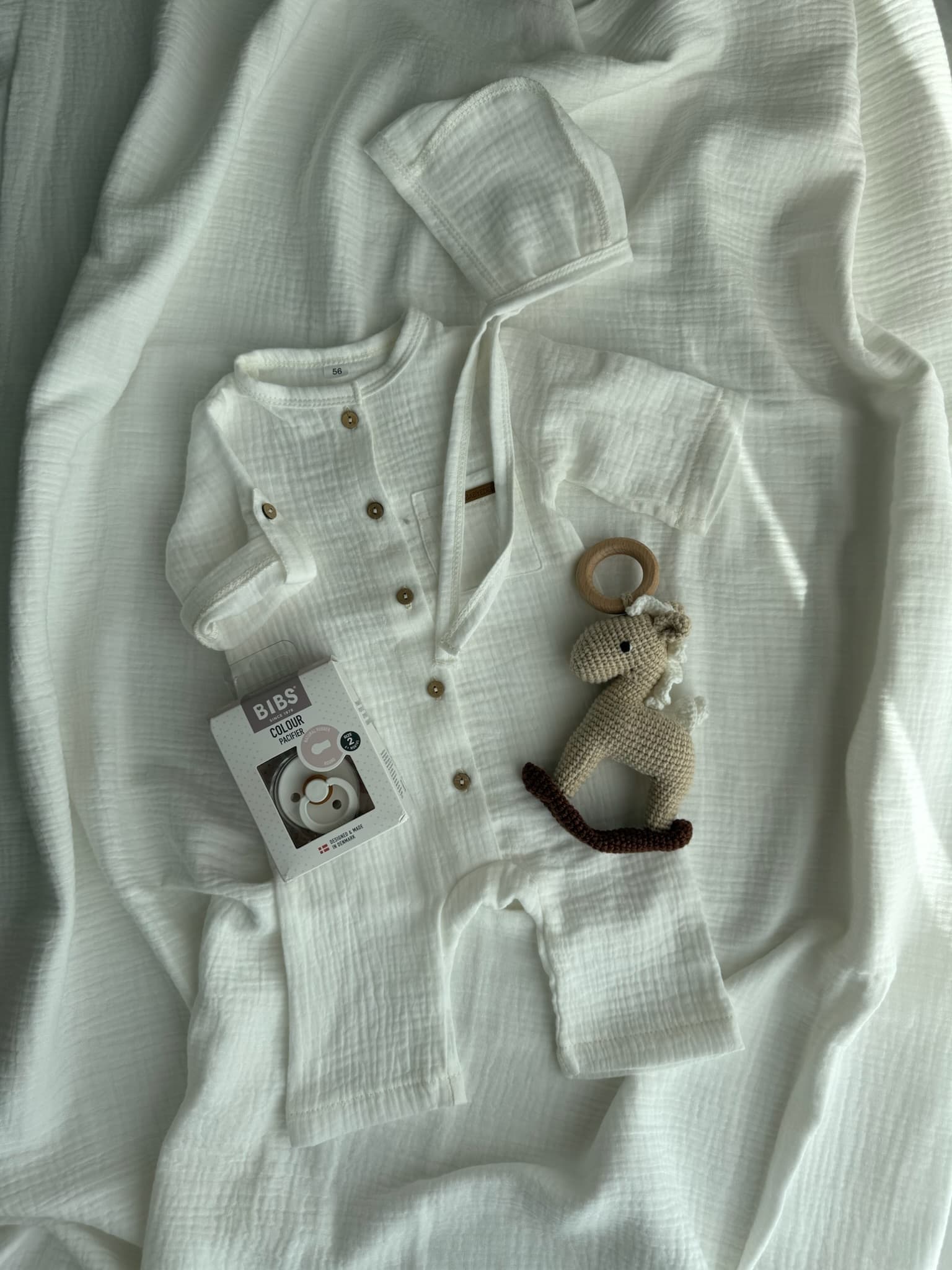 Подарочный набор 4 предмета для мальчика, Молочный