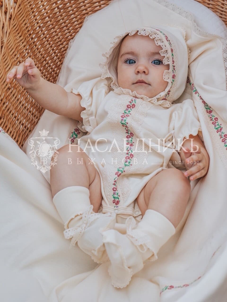 Комплект для девочки, Натуральный