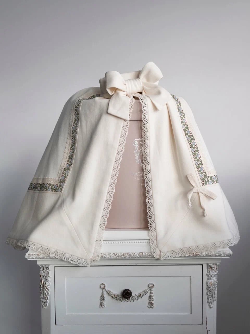 Конверт-плед "Русские традиции", Зелёный орнамент