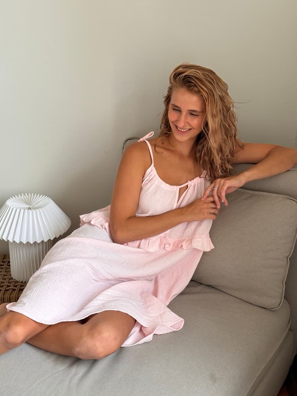 Ночная сорочка Эмили, Нежно-розовый