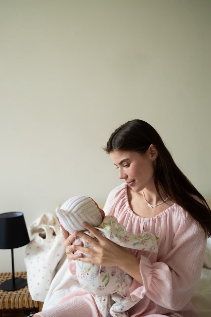 Ночная сорочка с рукавом Джейн, Нежно-розовый