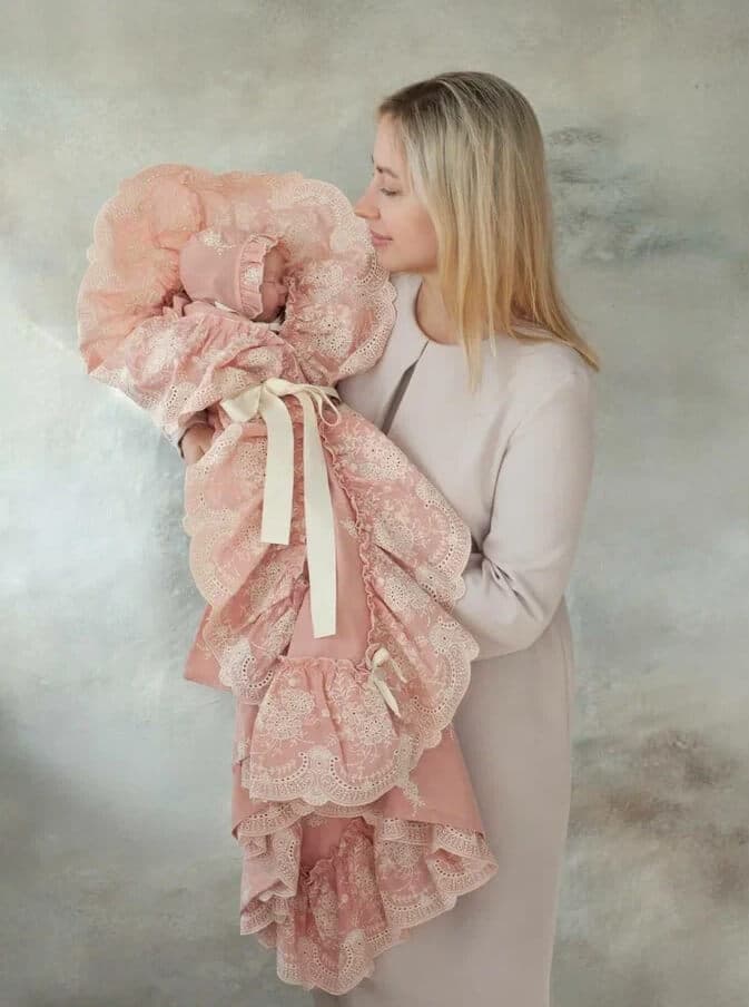 Конверт-плед из шитья, Азалия