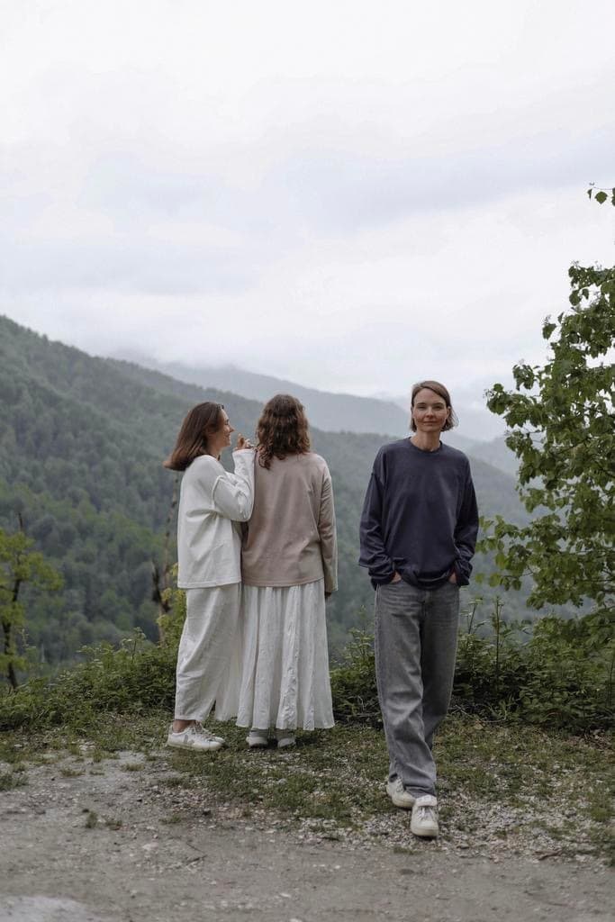 Лонгслив oversize, Молочный