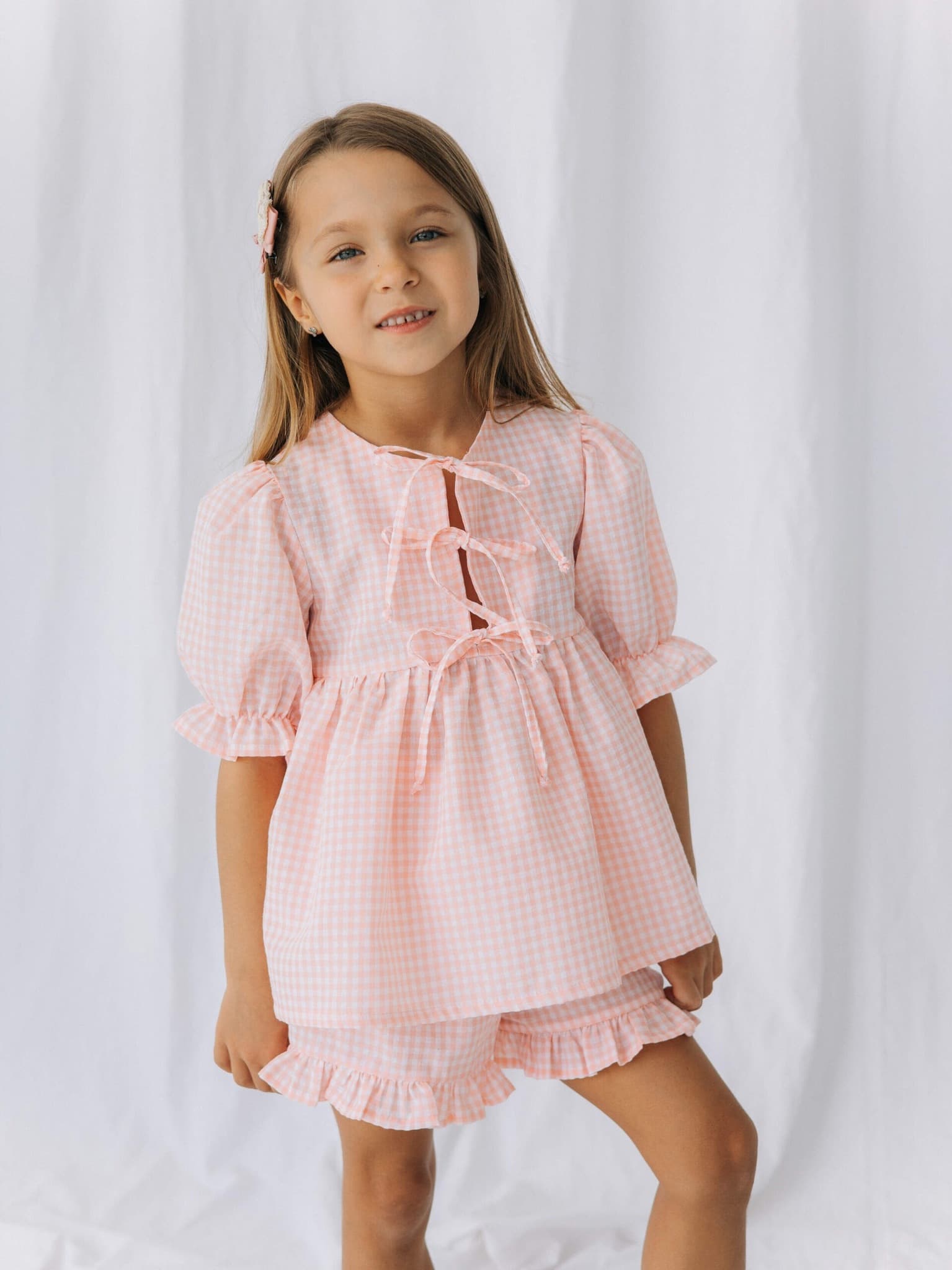 Топ и шорты, Розовый