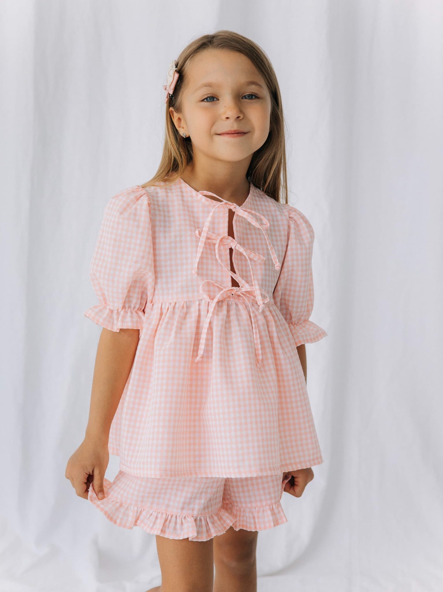 Топ и шорты, Розовый