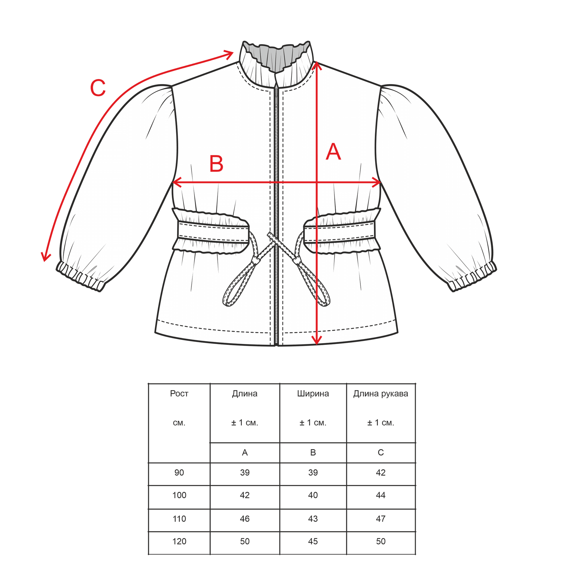 Ветровка в цветочек, Розовый