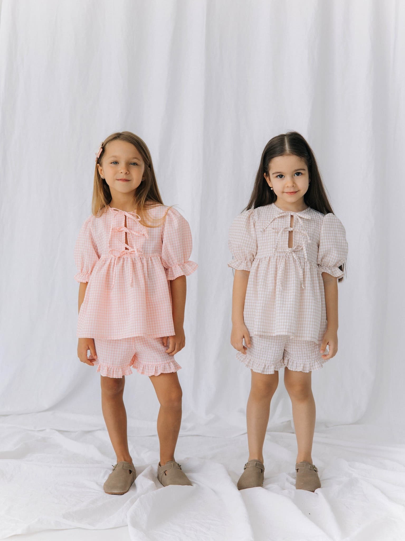 Топ и шорты, Розовый