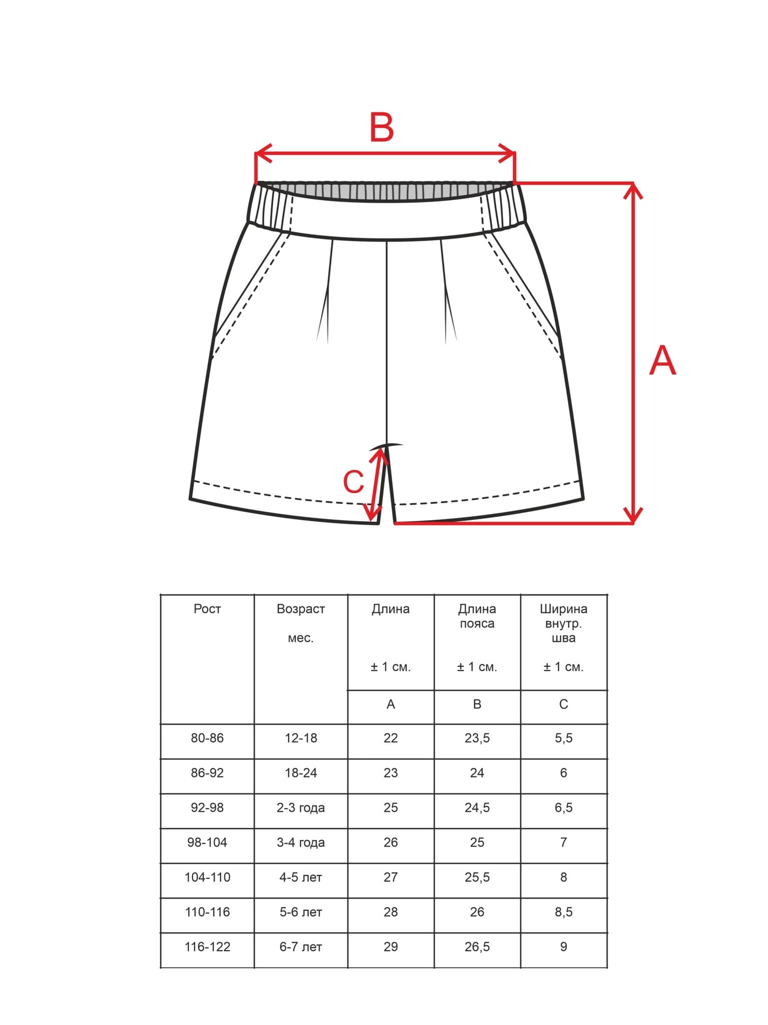 Шорты в розовый цветочек, Молоко