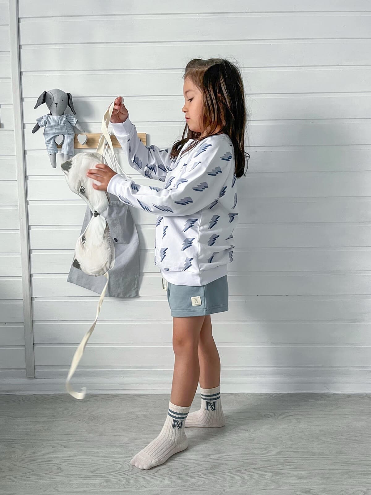 Шорты Mjolk Baby Blue/Camel, сет 2 шт.