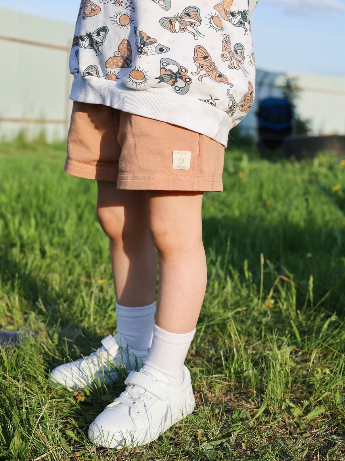 Шорты Mjolk Baby Blue/Camel, сет 2 шт.