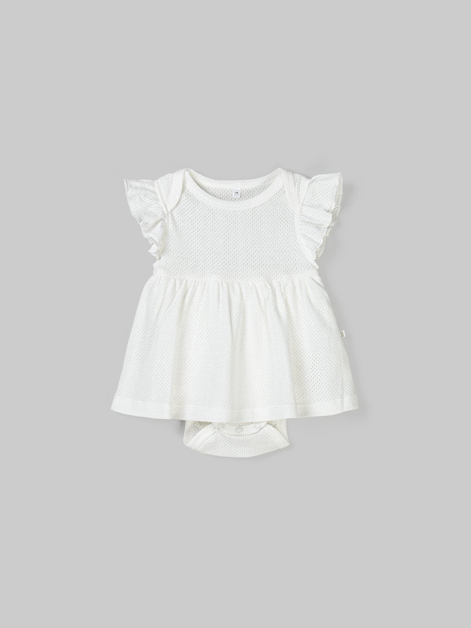 Платье-боди с крылышками "Молоко"