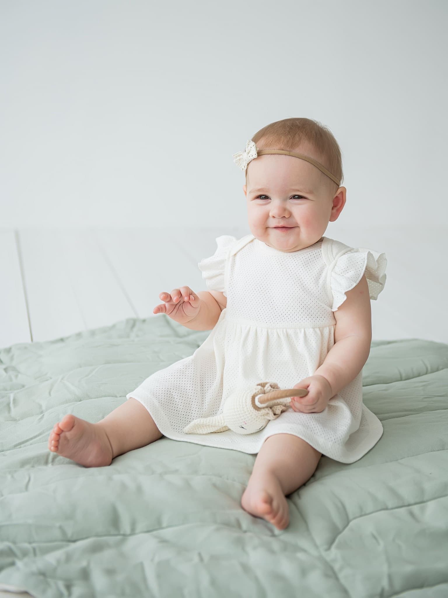 Платье-боди с крылышками "Молоко"