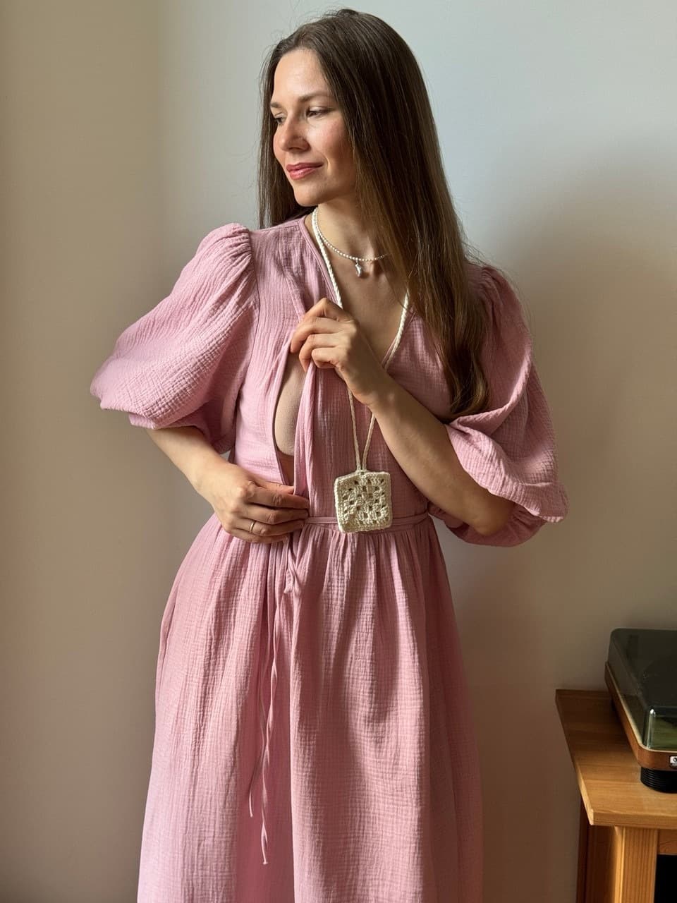 Платье Джульетта для беременных и кормящих, Ягодное мороженое