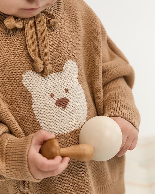 Свитер детский Loomknits Бежевый