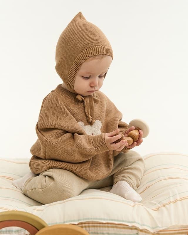 Свитер детский Loomknits Бежевый