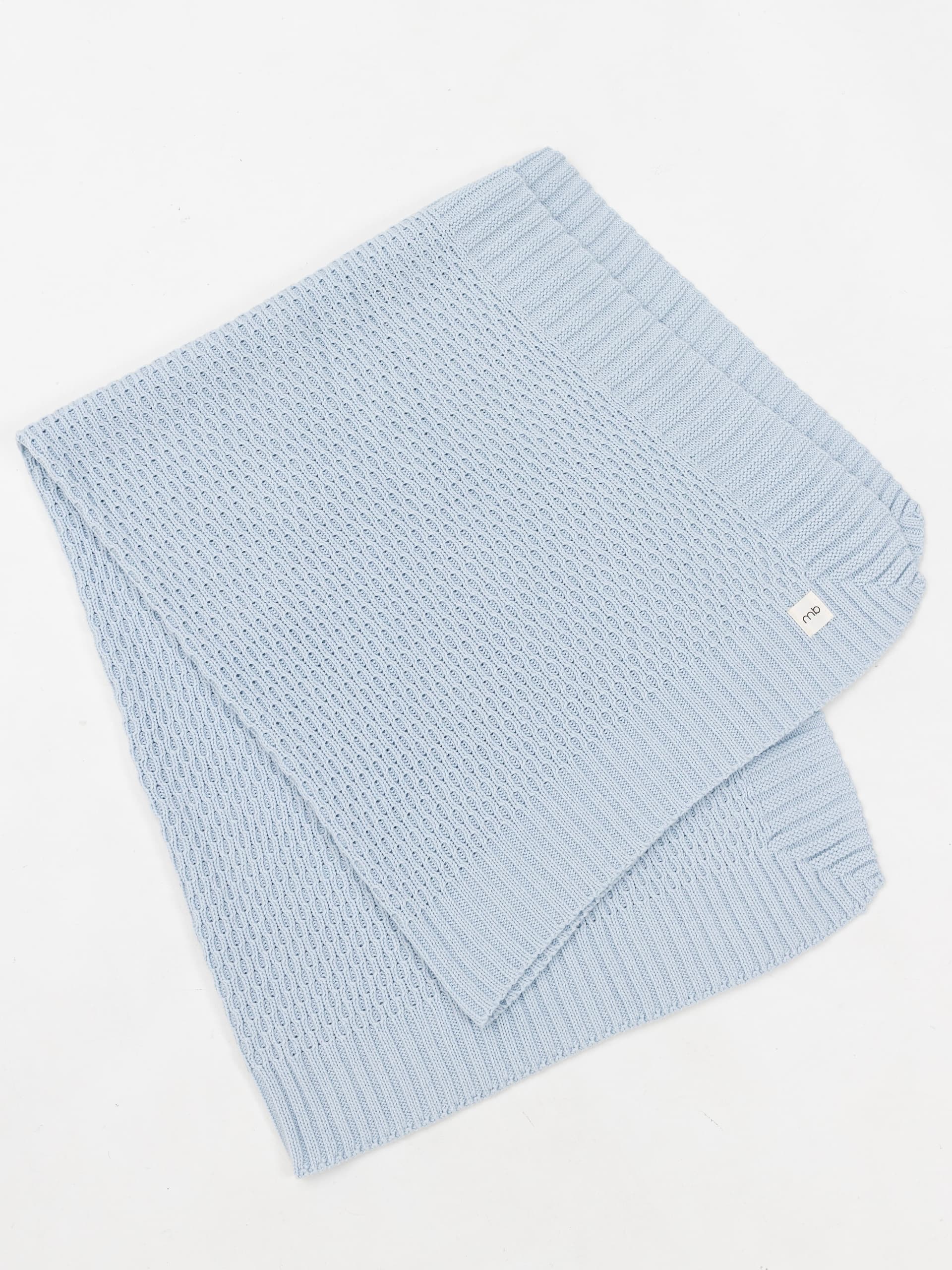 Плед мун из 100% хлопка, Небесный