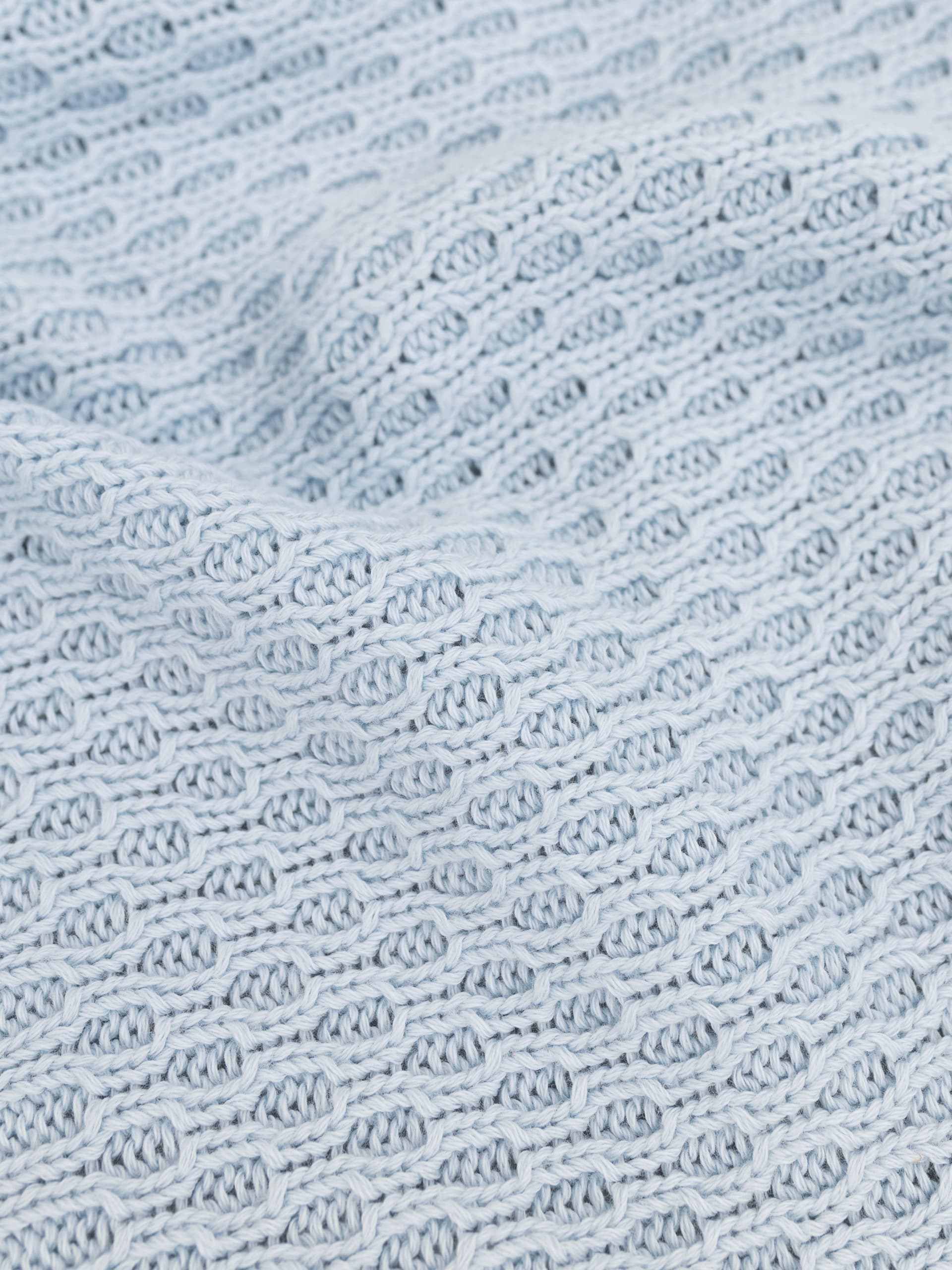 Плед мун из 100% хлопка, Небесный