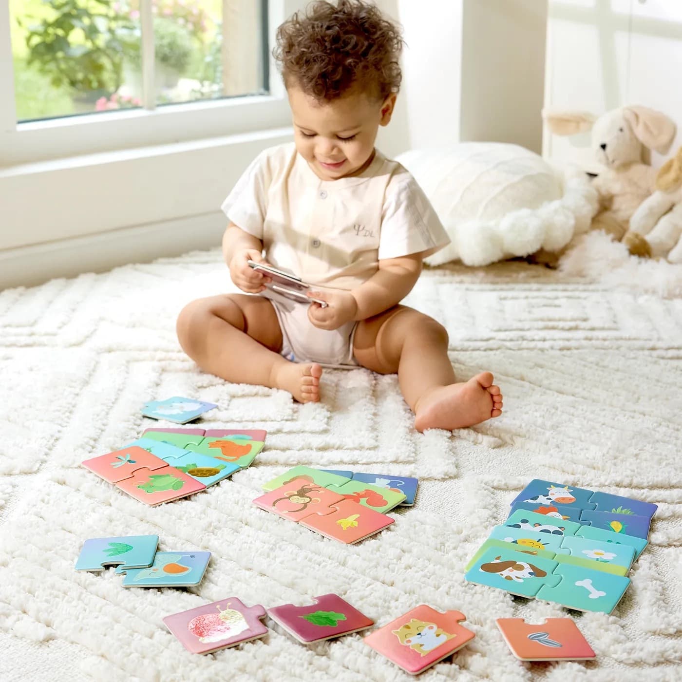 Игрушка развивающая "Пазл" Животные и их еда