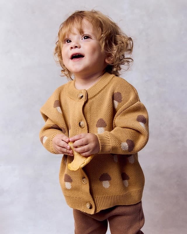 Кардиган детский Loomknits, Корица