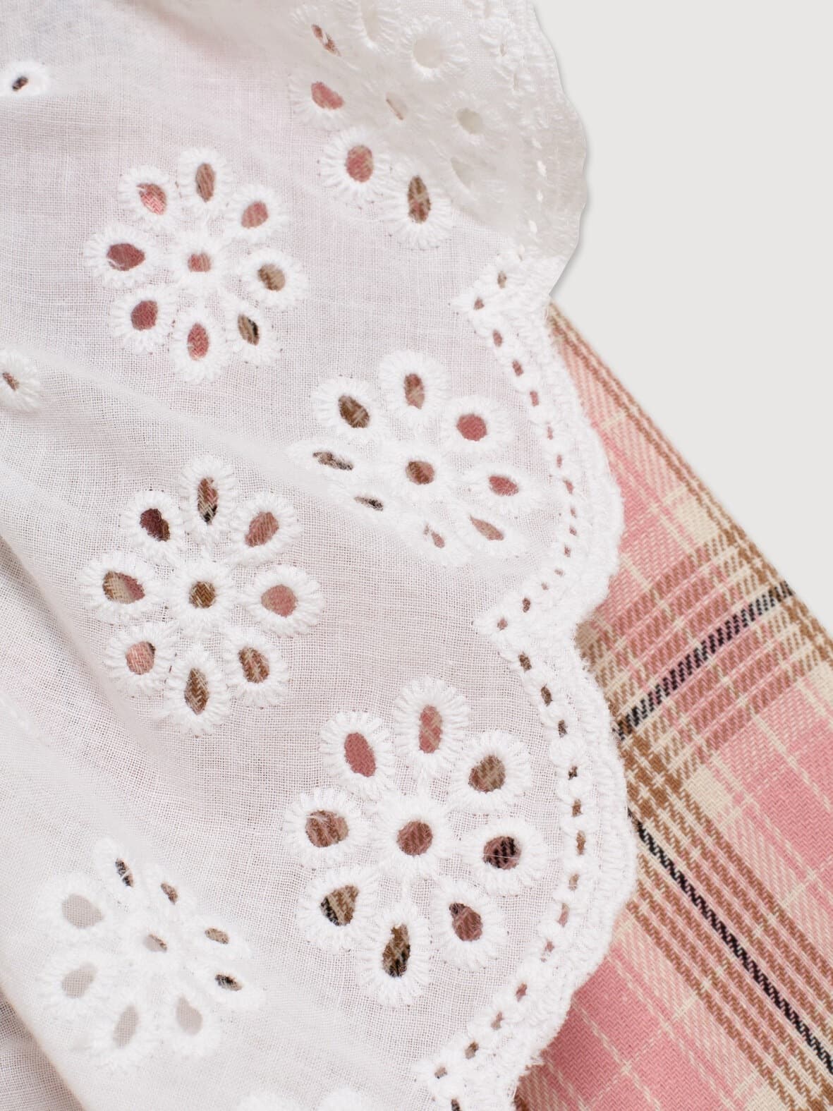 Рубашка с воланом, Розовый