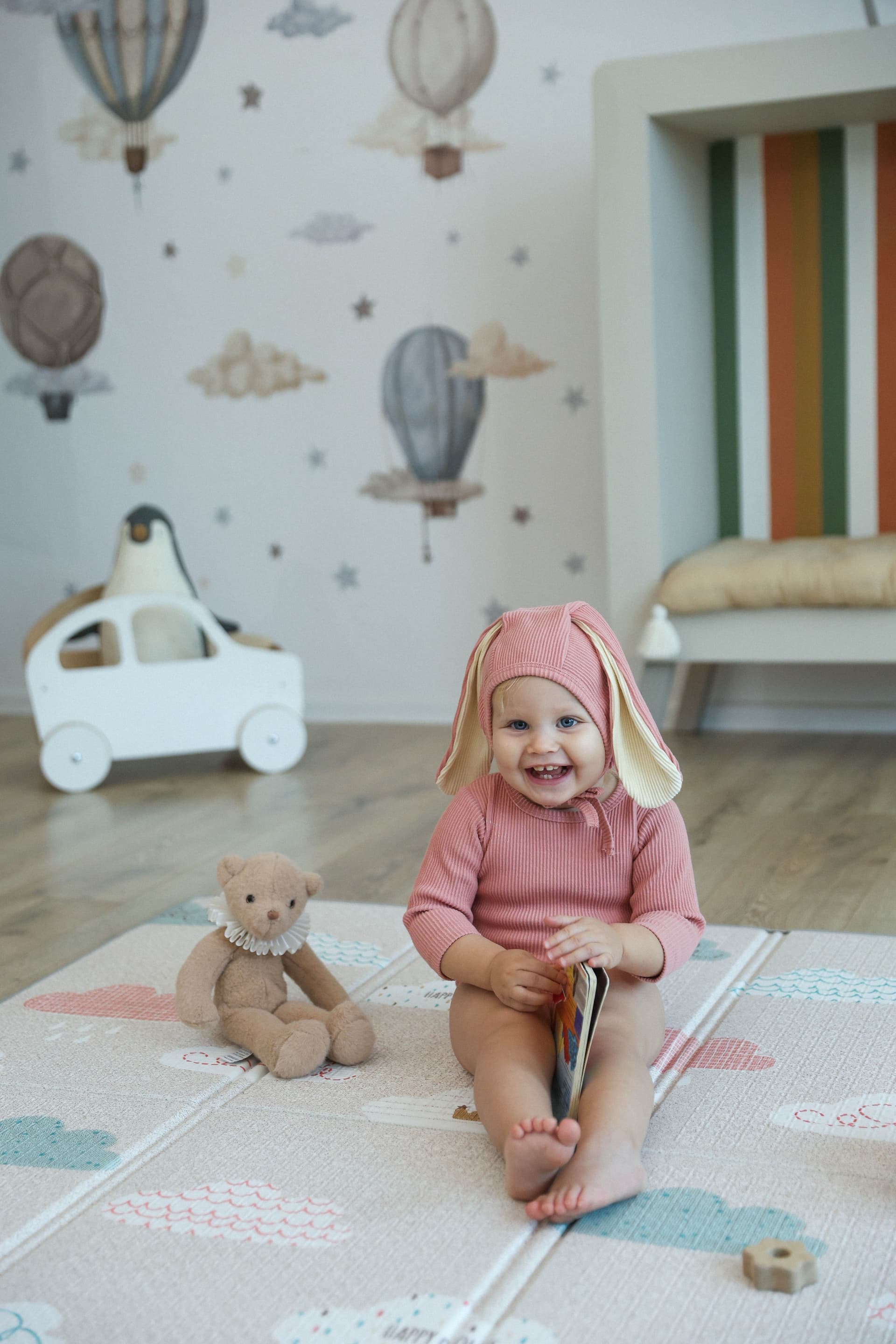 Складной коврик Sillky Portable 140x200x1 см, Облачка