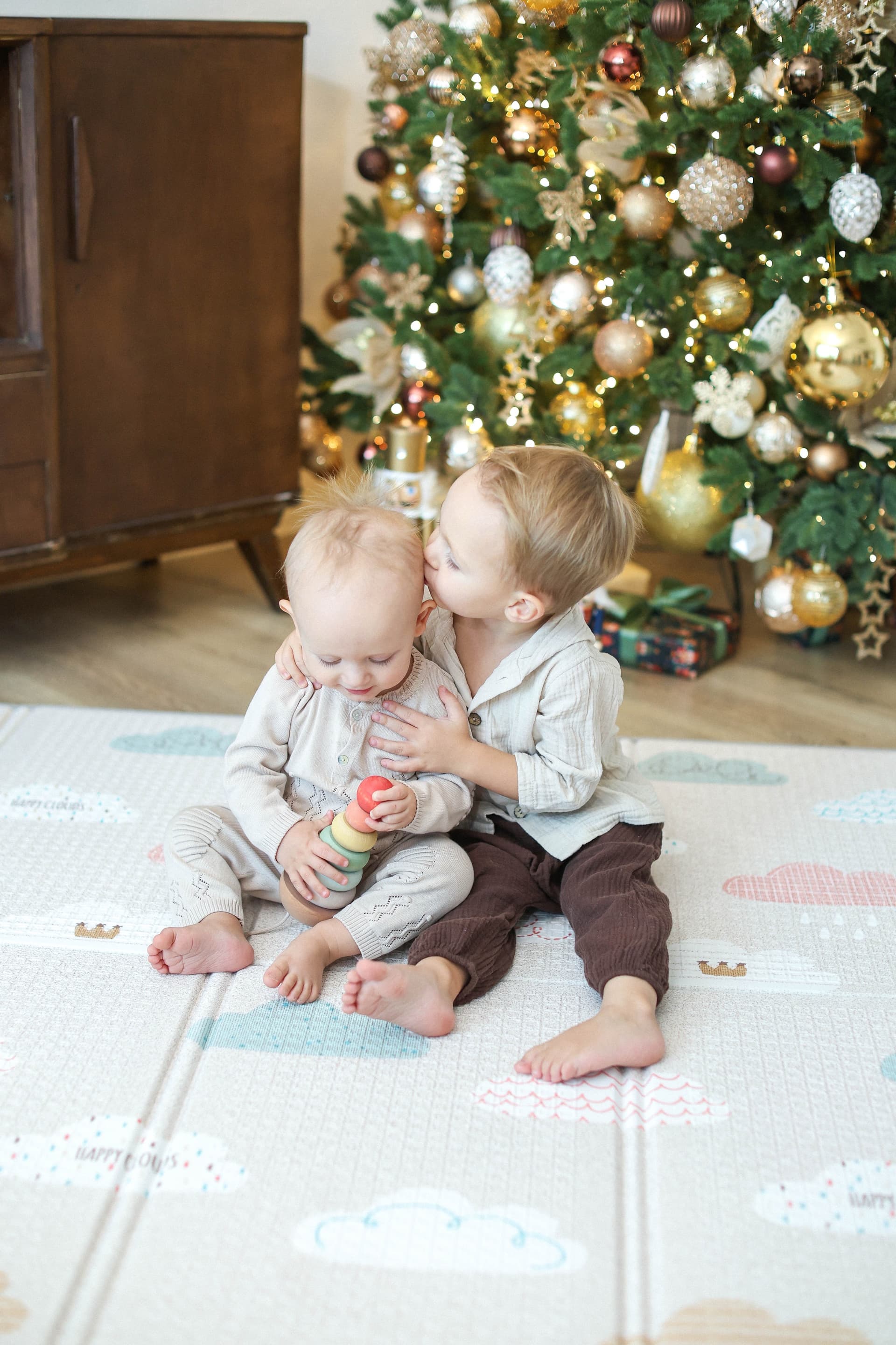 Складной коврик Sillky Portable 140x200x1 см, Облачка