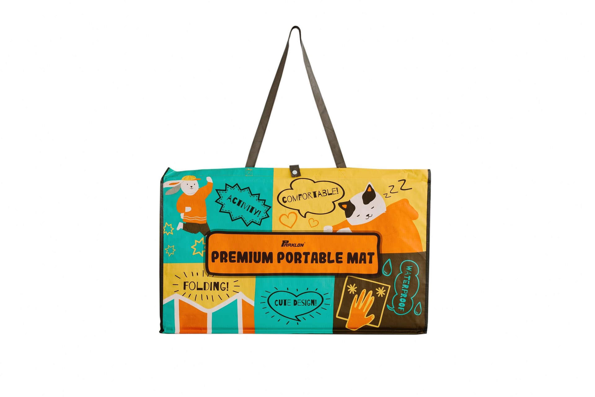 Складной коврик Sillky Portable 140x200x1 см, Облачка