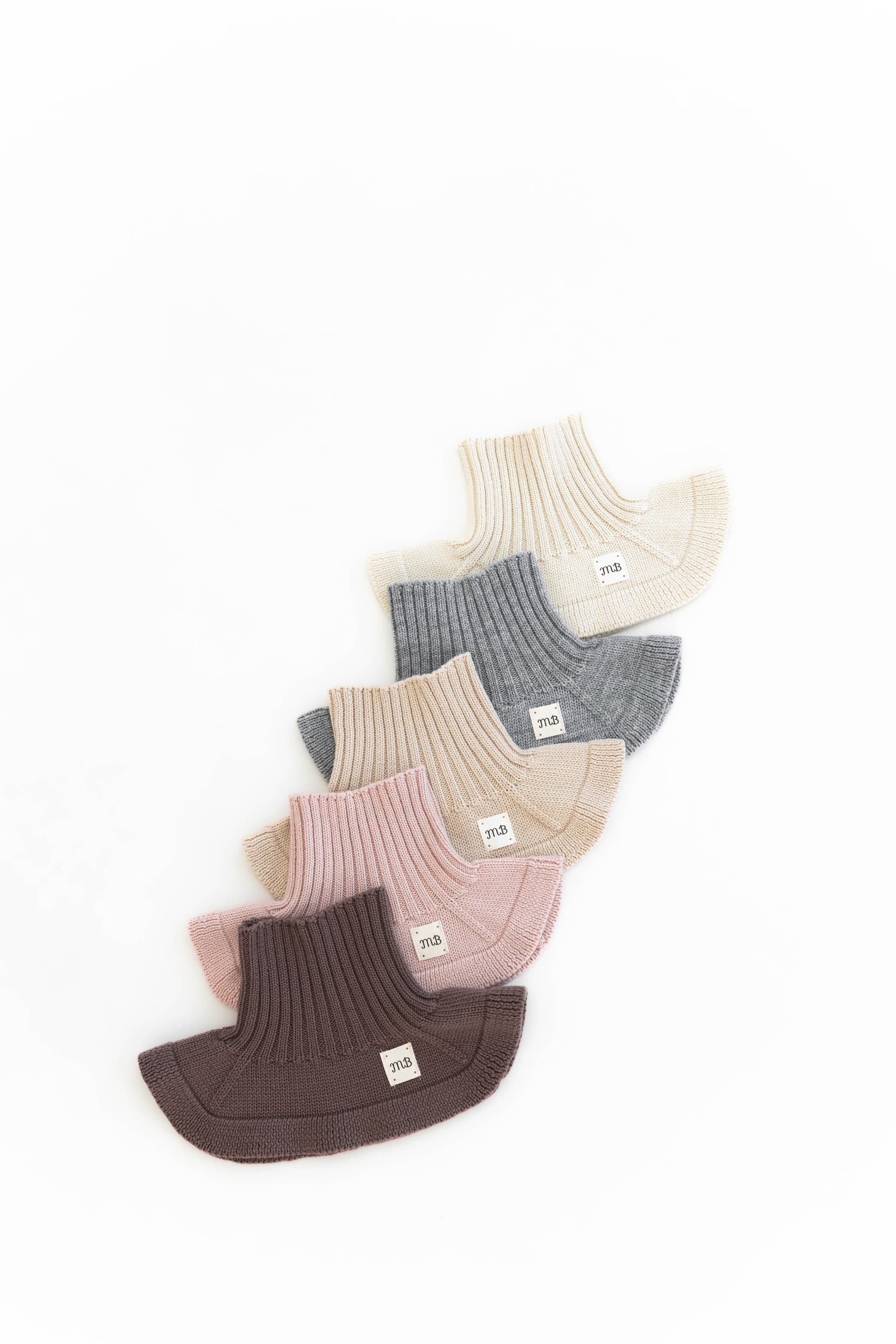 Манишка из меринос-кашемира, Кофейный, Универсальный