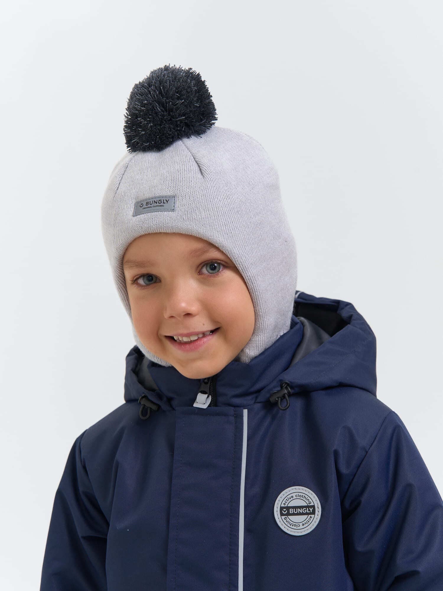 Шлем зимний из смесовой шерсти "Жемчуг"