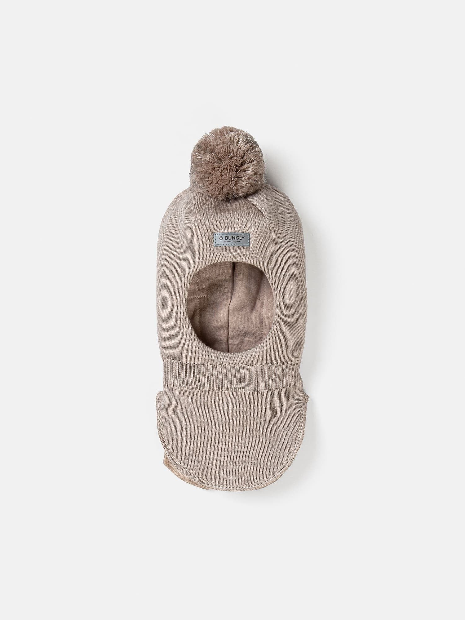 Шлем зимний из смесовой шерсти "Нюд"