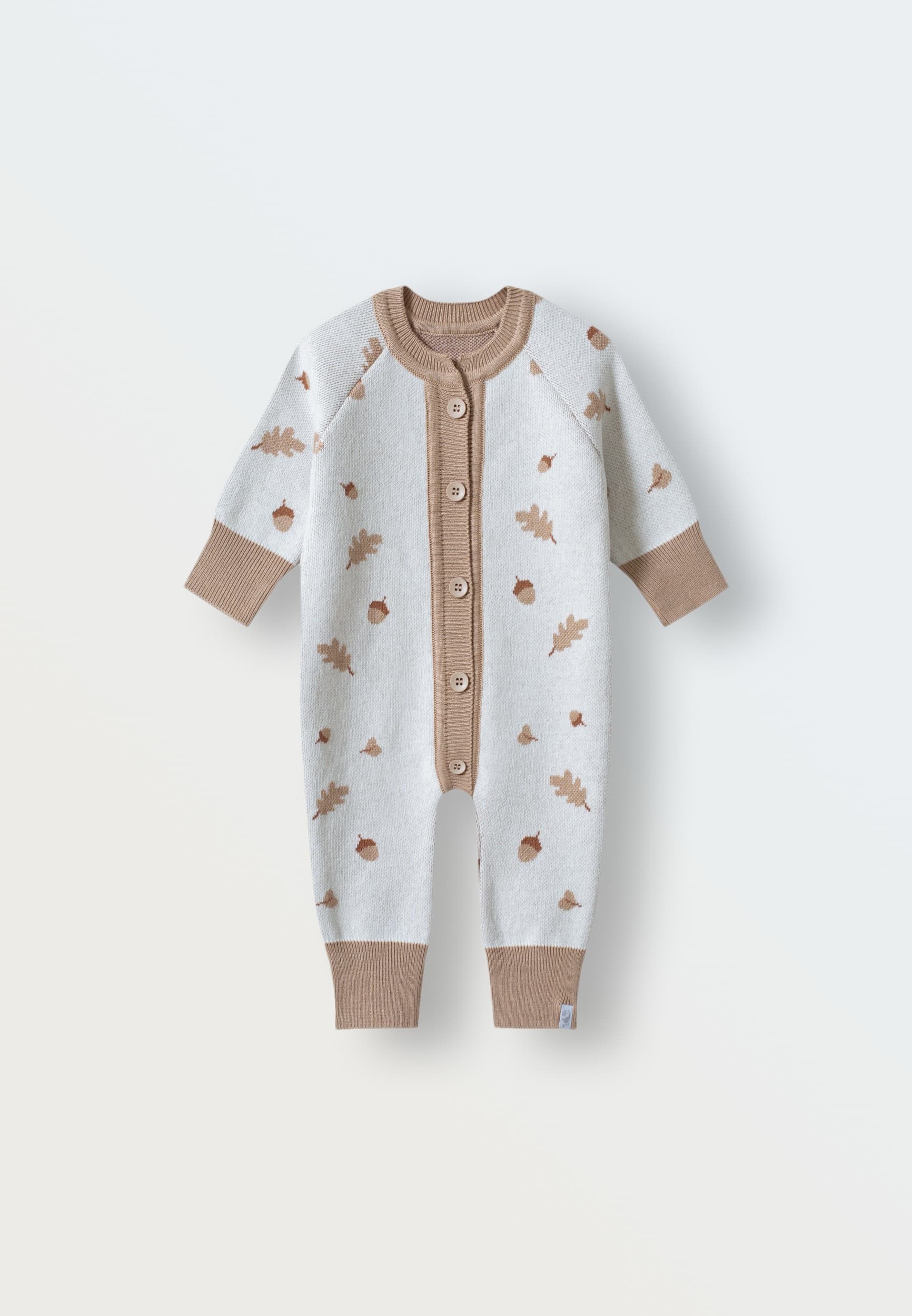 Комбинезон вязаный, Желуди