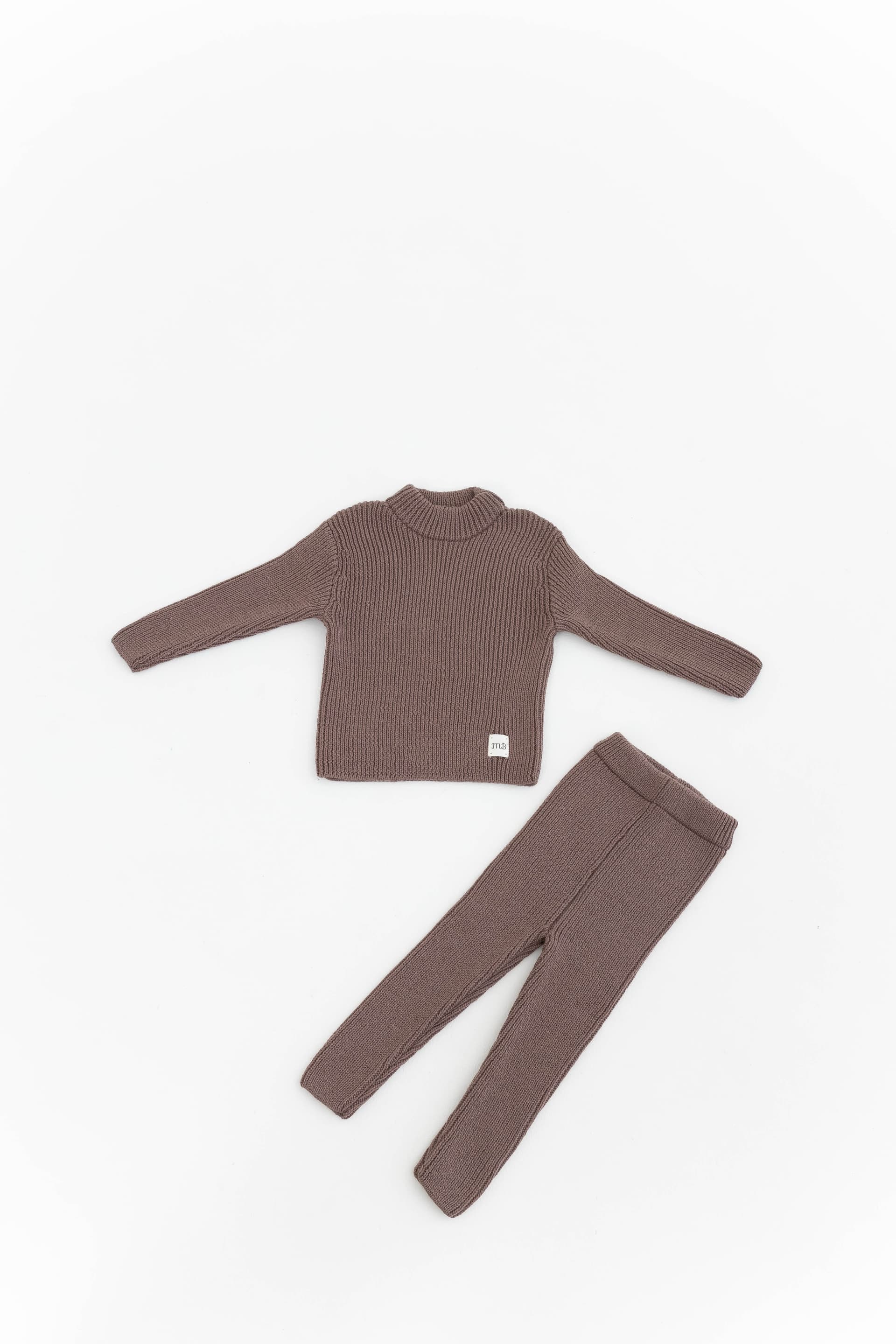 Костюм классический из меринос-кашемира, Кофейный