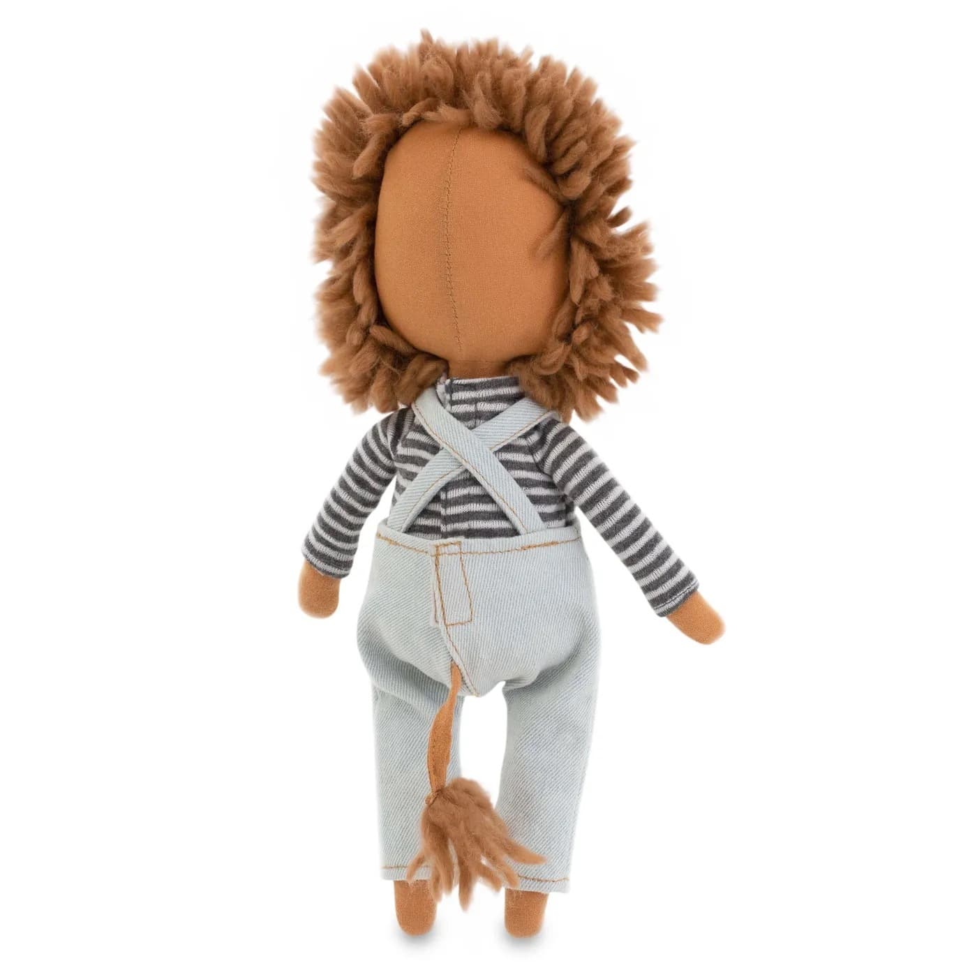 Лев Саймон в джинсовом комбинезоне 30 см