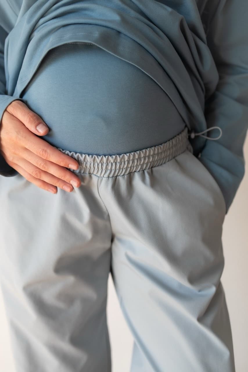 Брюки Карго Rain для беременных, Серо-голубой