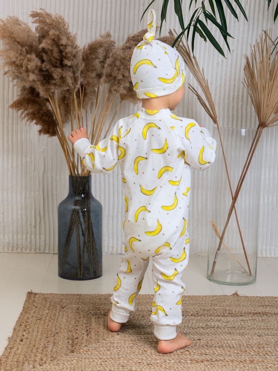 Комбинезон растущий на молнии "Бананы"