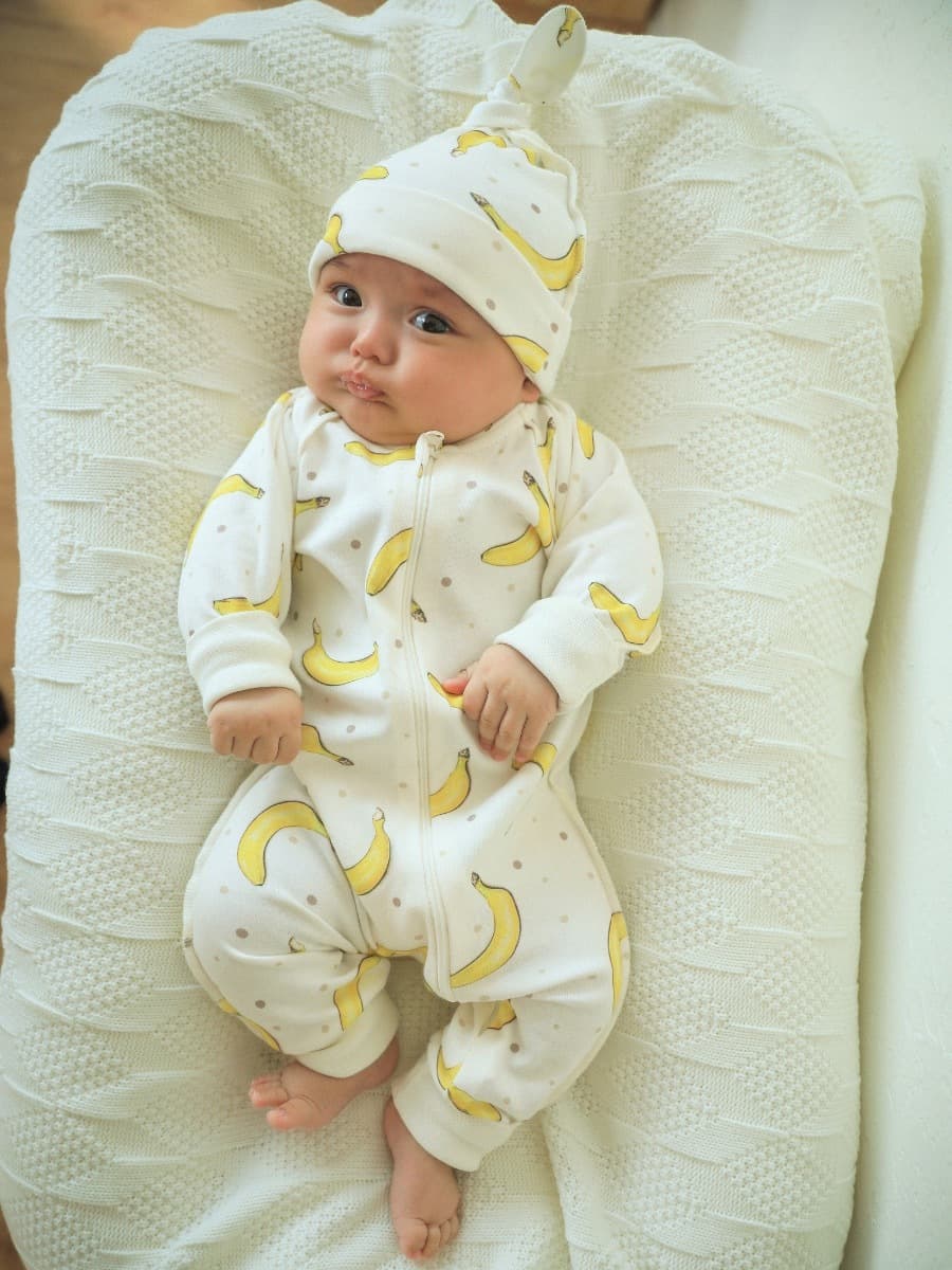 Комбинезон растущий на молнии "Бананы"