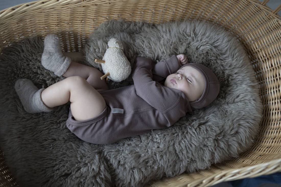 Носки шерстяные полный плюш, Бежевый