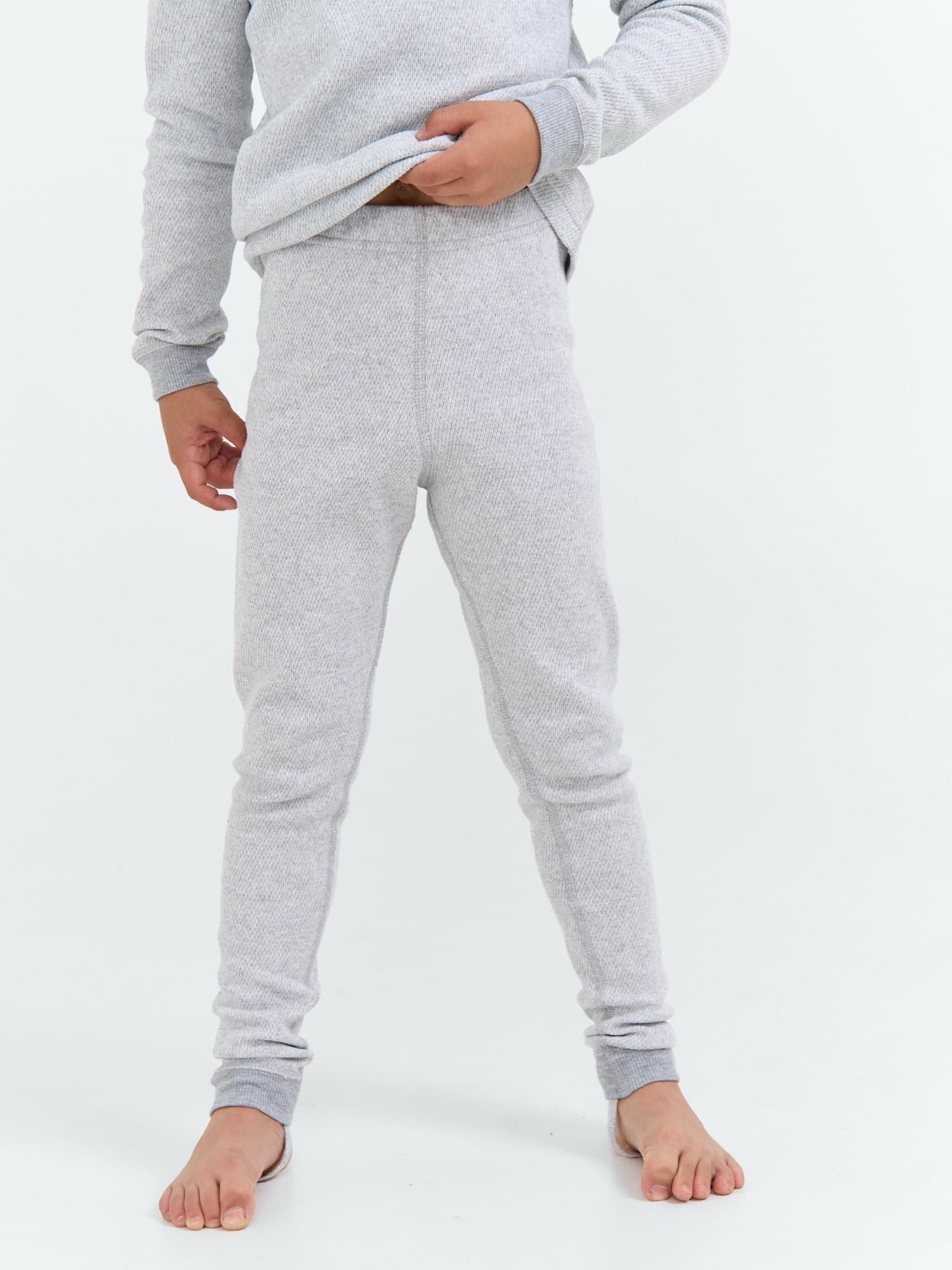 Термобельё джемпер и брюки, Серый меланж