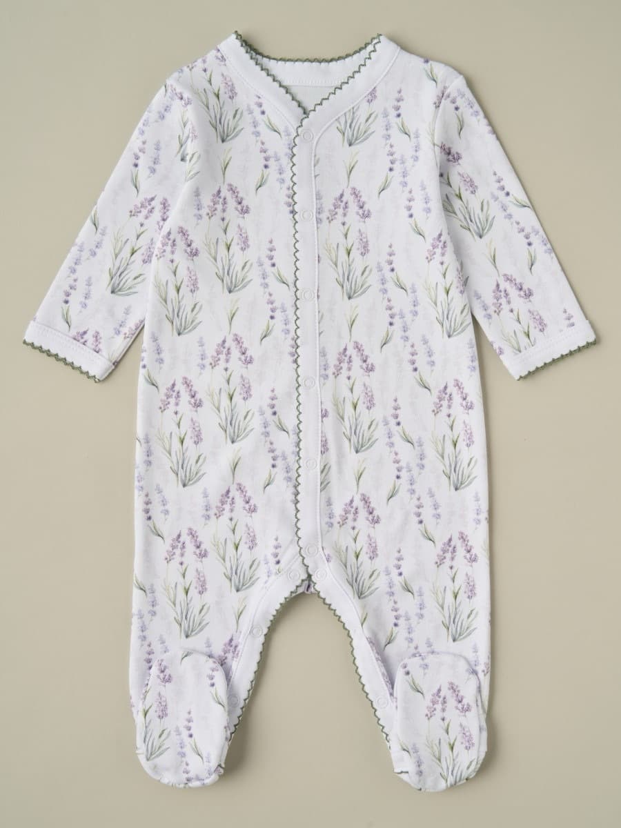 Комбинезон на кнопках "Лаванда"