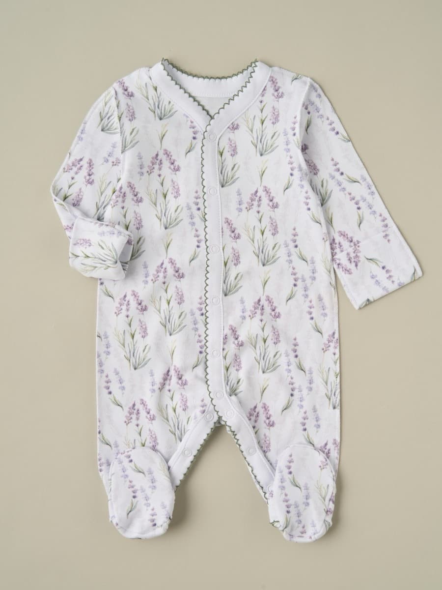 Комбинезон на кнопках "Лаванда"