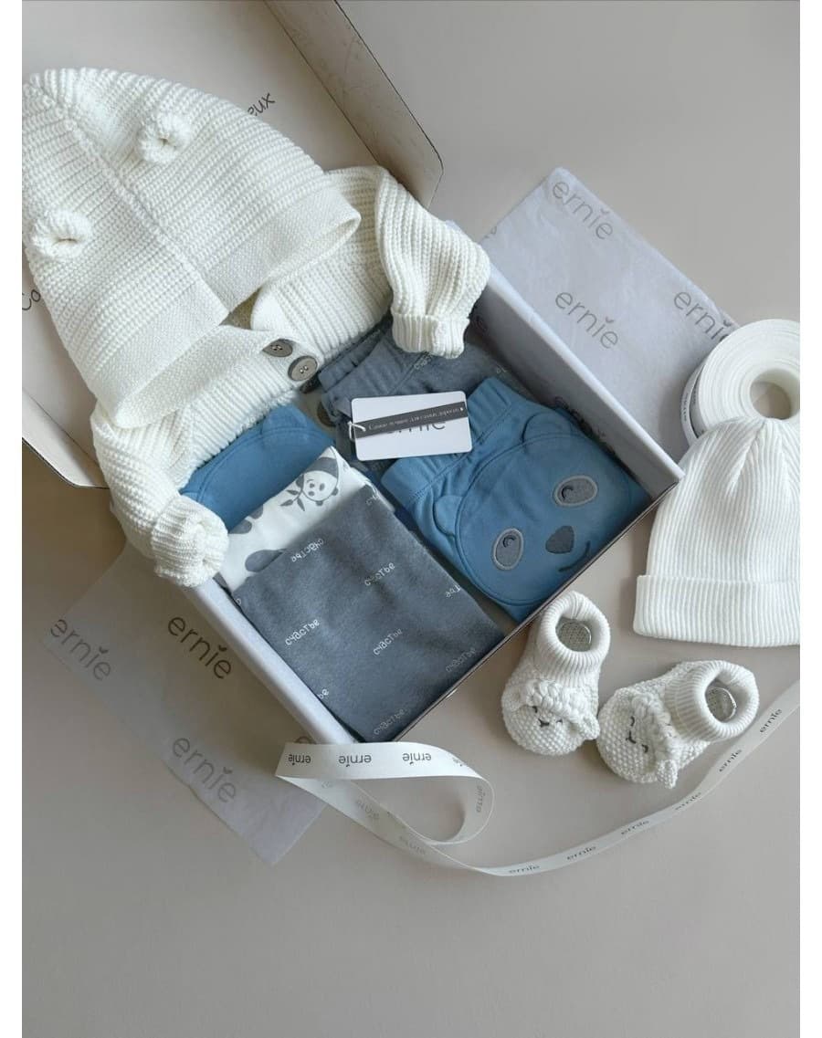 Подарочный набор из 8 предметов, Голубой