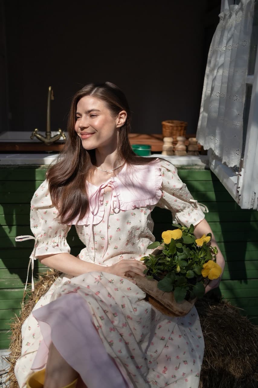 Воротничок Amelie, Розовый