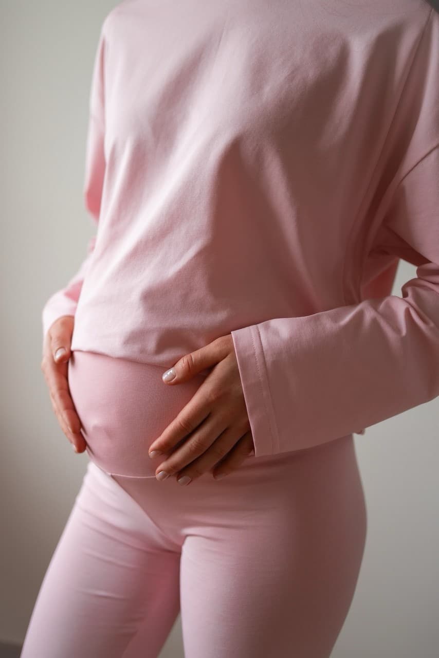 Легинсы с мягким поясом, Нежно-розовый